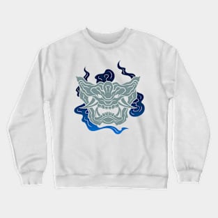 The great Oni Mask 2 - Yabisan - Vector Style Crewneck Sweatshirt